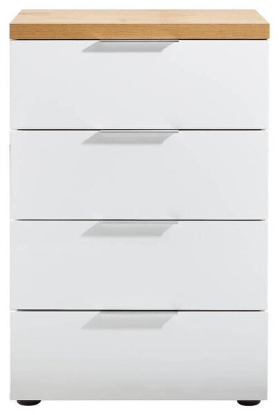 KOMODA, biela, farba duba, 60/89/43 cm Xora - Komody