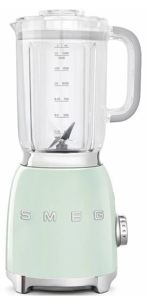 SMEG 50's Retro Style stolný mixér 1,5l plastová nádoba pastelová zelená BLF01PGEU, pastelová zelená
