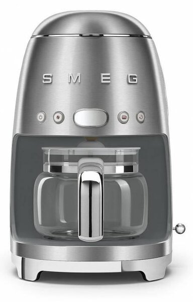 SMEG 50's Retro Style kávovar na filtrovanú kávu 1,4l - 10 cup chróm DCF02SSEU, chróm