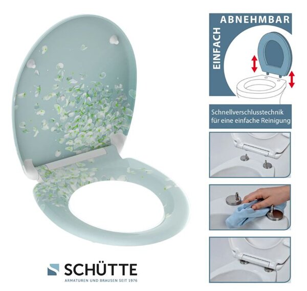 Eisl Sanitär WC sedátko Duroplast Soft Close Flower in The Wind 82381