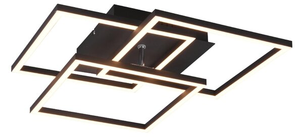 STROPNÉ LED SVIETIDLO, 41,3/38,5/9,3 cm Novel - Interiérové svietidlá