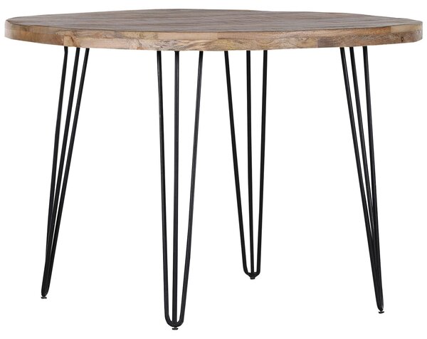 JEDÁLENSKÝ STÔL, mangové drevo, prírodná farba, 105/105/76 cm Zandiara - Stoly