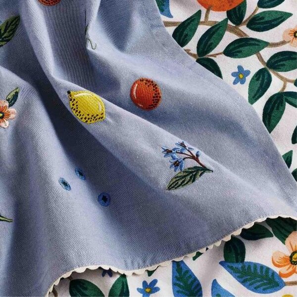 Bavlnená utierka Fruit Stand Embroidered