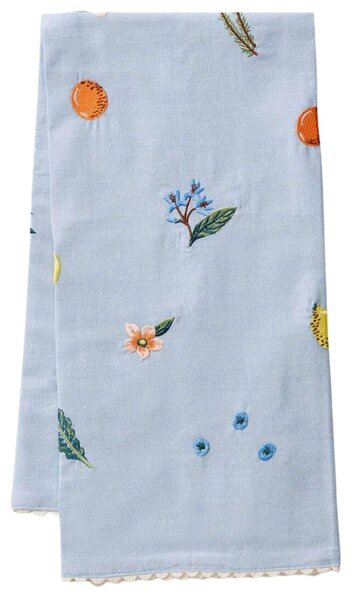 Bavlnená utierka Fruit Stand Embroidered