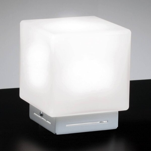Stolná lampa Cubis, biela
