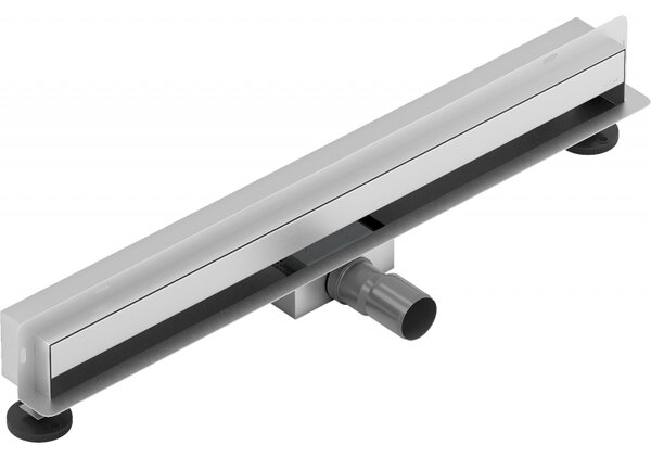 Mexen Flat nerezový sprchový žľab na stenu 60 cm vzor WALL, 1030060
