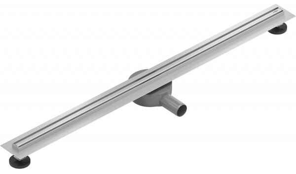 Mexen Flat nerezový sprchový žľab s rotačným 360° sifónom 90 cm, vzor SLIM, 1041090