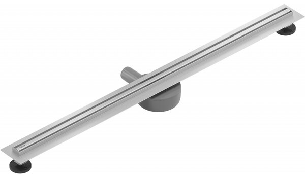 Mexen Flat nerezový sprchový žľab s rotačným 360° sifónom 90 cm, vzor SLIM, 1041090