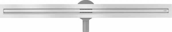 Mexen Flat nerezový sprchový žľab s rotačným 360° sifónom 90 cm, vzor SLIM, 1041090