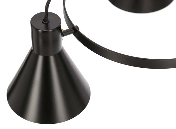 Čierno-zlatý závesný luster More pre žiarovku 5x E27 – LED lustre a svietidlá > Kolekcie svietidiel > Kolekcia svietidiel MORE