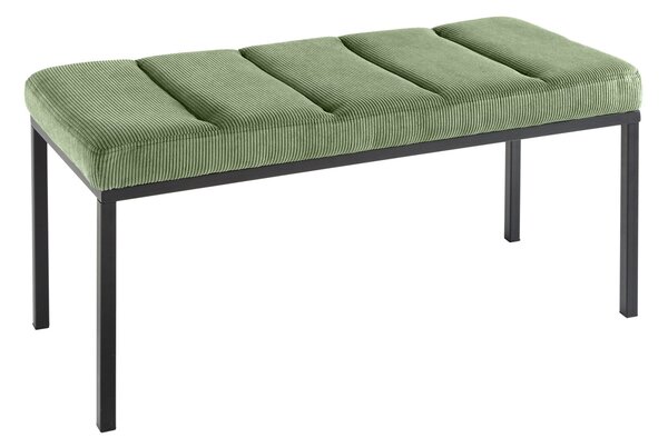 Dizajnová lavica Bailey 80 cm zelený menčester