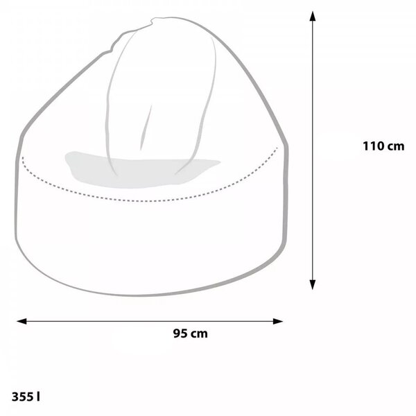 Sedací vak Viper Outdoor Folk – pohodlie s ľudovým štýlom do interiéru aj exteriéru Farba: Folk 5 - M3 oranžový
