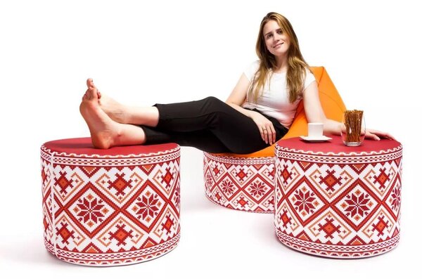 Roller Modern Folk Farba: Folk 5 - oranžový