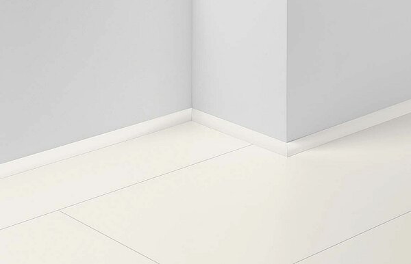 Lišta PARADOR Štvrťkruhový profil Jednofarebná biela lesk D003 1745272