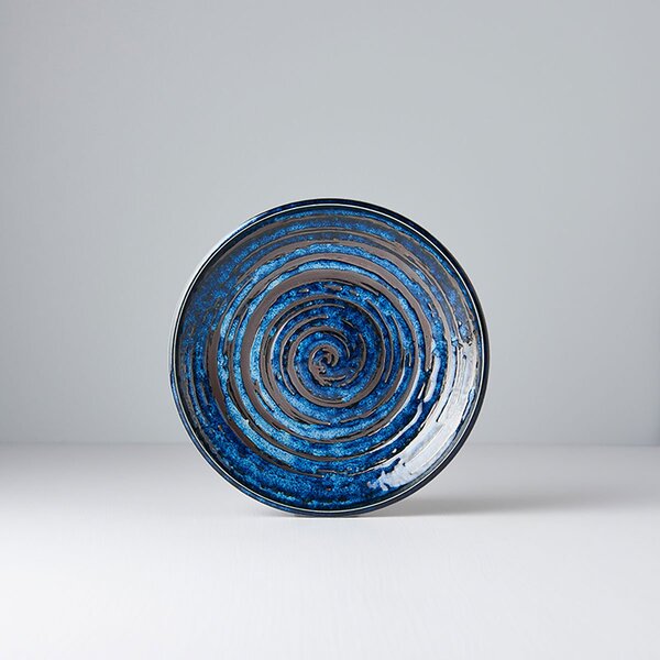 MADE IN JAPAN Sada 2 ks: Plytký tanier Copper Swirl 20 cm 20 cm