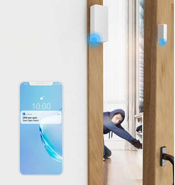 Sonoff Smart Senzor na dvere/okno Sonoff DW2 WIFI 1xAAA [M0802070002]