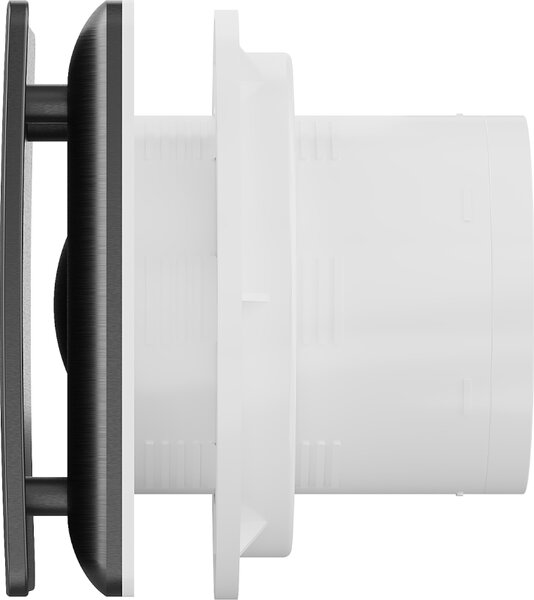 Mexen AXS, kúpeľňový ventilátor so spätnou klapkou, priemer 100 mm, čierna matná, W9601-100-70