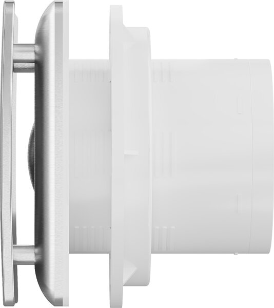 Mexen AXS, kúpeľňový ventilátor so spätnou klapkou, priemer 100 mm, strieborná, W9601-100-11
