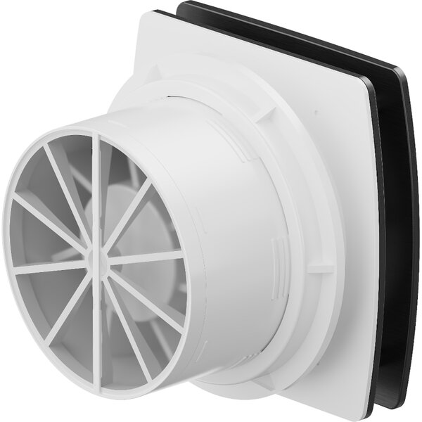 Mexen AXS, kúpeľňový ventilátor, priemer 150mm, čierna matná, W9601-150-70