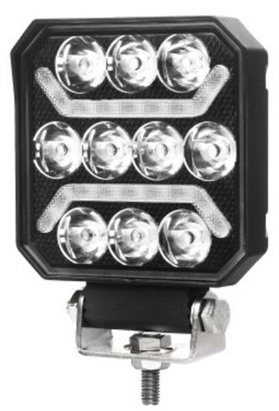 KAMAR LED pracovné svetlo 15W, 1500lm + LED pás, 12/24V, IP67 [L0184]
