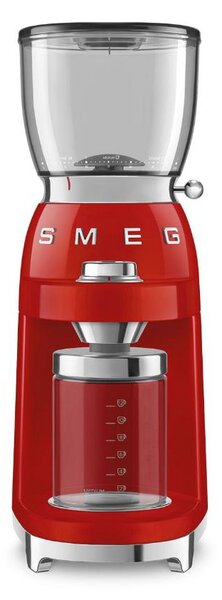 SMEG 50's Retro Style mlynček na kávu červená, červená