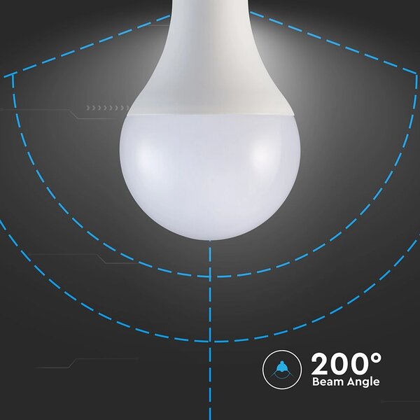 V-TAC E27 LED žiarovka 20W, 2452lm, A80, 2+3 gratis! Farba svetla: Teplá biela