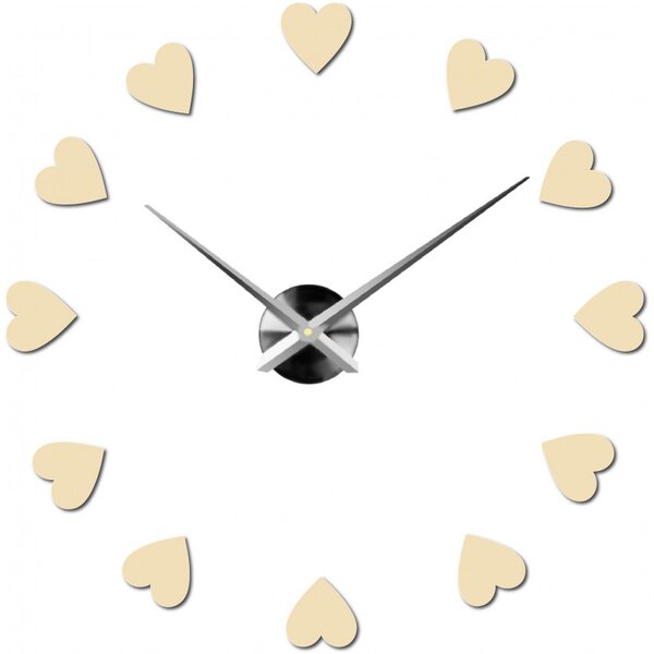 Veľké nástenné hodiny s motívom srdca I SENTOP 12S051 Wall clock HEU-