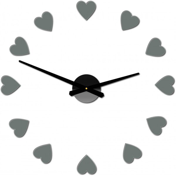 Veľké nástenné hodiny s motívom srdca I SENTOP 12S051 Wall clock HEU-