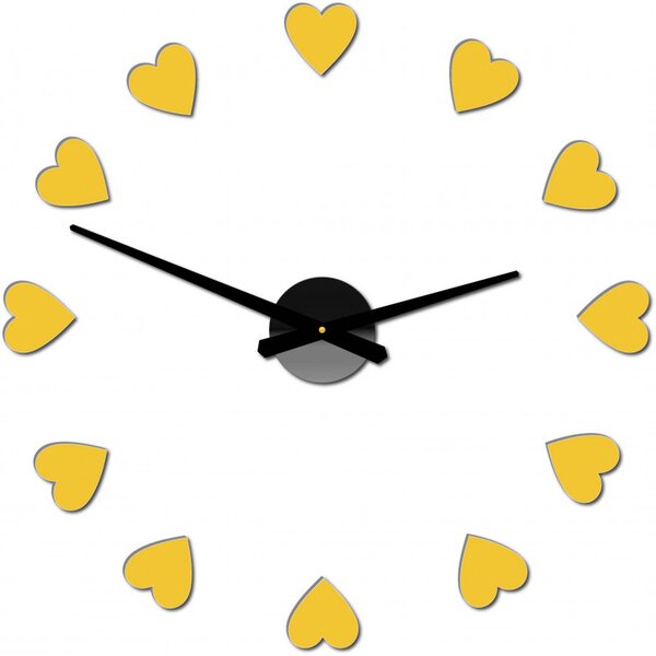 Veľké nástenné hodiny s motívom srdca I SENTOP 12S051 Wall clock HEU-