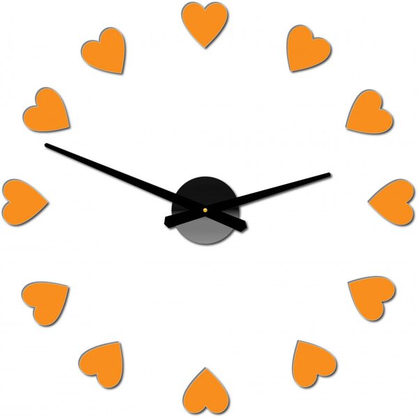 Veľké nástenné hodiny s motívom srdca I SENTOP 12S051 Wall clock HEU-