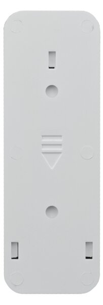 DPM LUMIO Kinetický bezdrôtový zvonček bezbatériový, do zásuvky, 120m, biely [DB002W]
