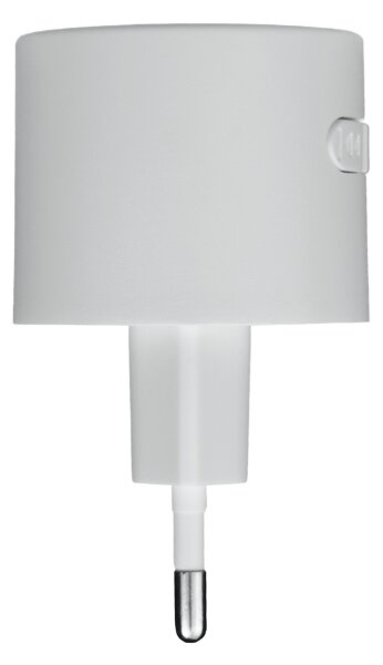 DPM LUMIO Kinetický bezdrôtový zvonček bezbatériový, do zásuvky, 120m, biely [DB002W]