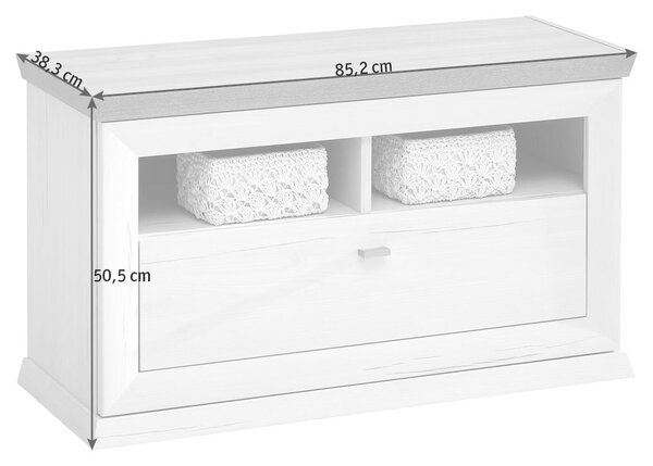 LAVICA DO PREDSIENE, 85,2/50,5/38,5 cm Hom`in - Predsieňové programy