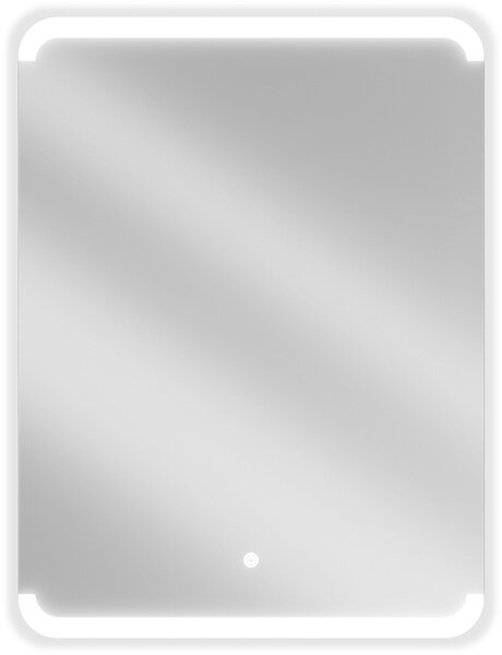 Mexen Nida, LED kúpeľňové zrkadlo s podsvietením 60x80 cm, 6000K, ochrana proti zahmlievaniu, 9806-060-080-611-00