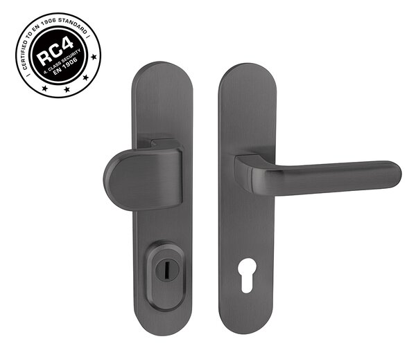MPK - SECURO INOX S01 PLUS - SO M2 TARA madlo/kľučka 72 mm Grafit matný PVD