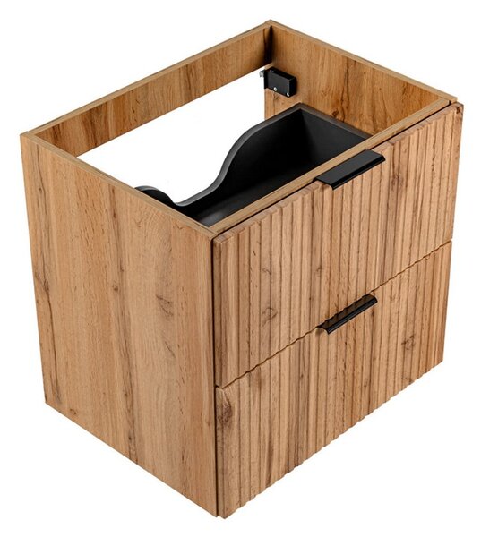 Kúpeľňová skrinka s umývadlom ADEL Oak U60/1 | 60 cm