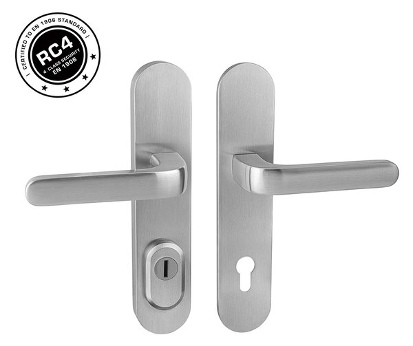 MPK - SECURO INOX S01 PLUS - SO TARA kľučka/kľučka 72 mm Nerez matná
