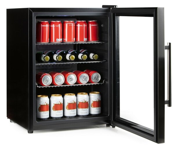 DOMO DO91609BK barová chladnička so sklenenými dverami, 60 l