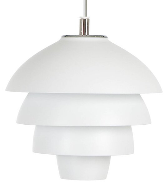 Závesná lampa Valencia Ø 18 cm biela so zástrčkou
