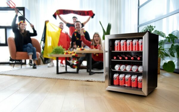 DOMO DO91609BK barová chladnička so sklenenými dverami, 60 l