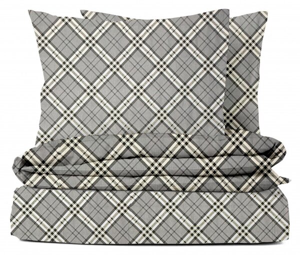 Ervi Bavlnené obliečky - Grey Tartan