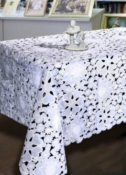 Obrus ​​PVC Easy Lace- čipkový - 105C, rolka 132cmx22m