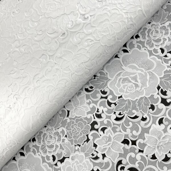 Obrus ​​PVC Easy Lace- čipkový - 103A, rolka 132cmx22m