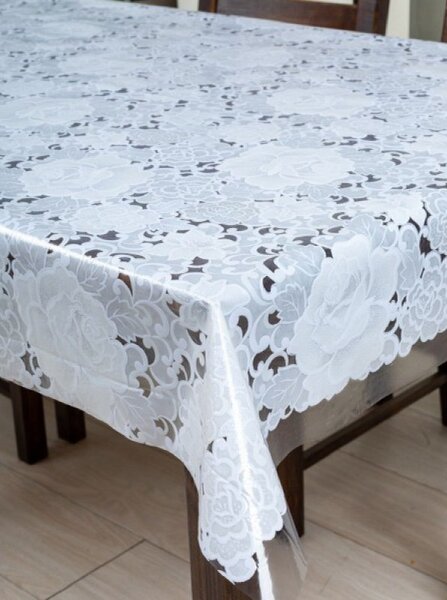 Obrus ​​PVC Easy Lace- čipkový - 103A, rolka 132cmx22m