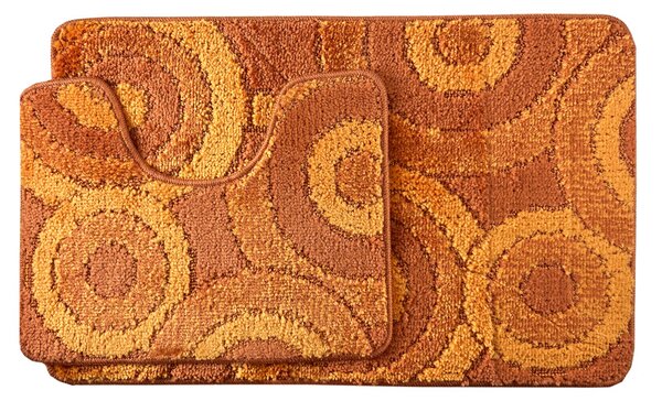 Kúpeľňová predložka oranžová CLC Comfort,2 set