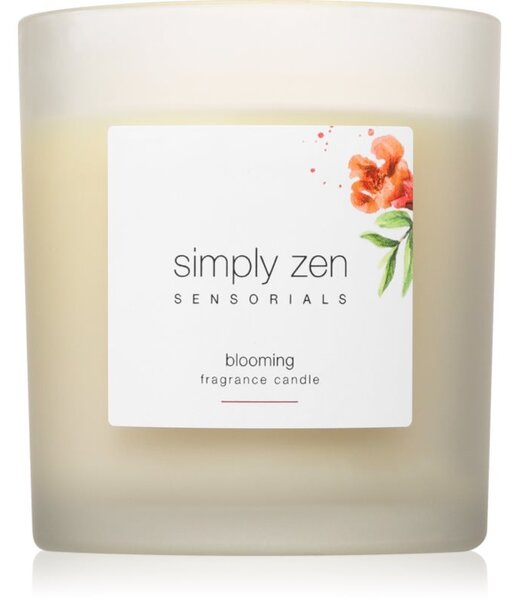 Simply Zen Sensorials Blooming Fragrance Candle vonná sviečka 120 g