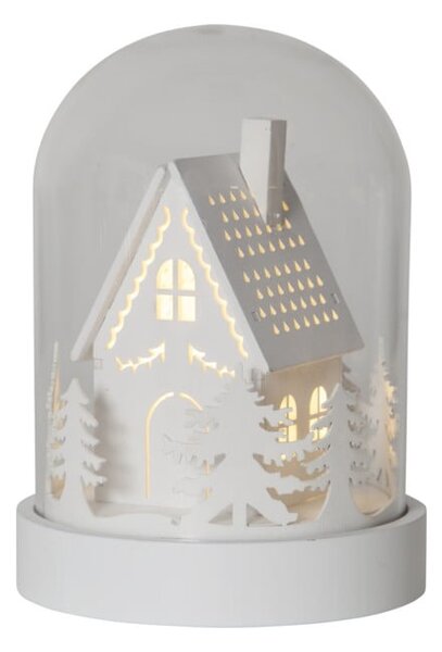 Biela svetelná dekorácia s vianočným motívom ø 12,5 cm Kupol – Star Trading