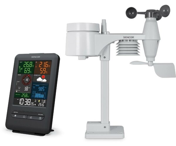 SENCOR SWS 9300 profesionálna meteostanica s bezdrôtovým snímačom 5v1