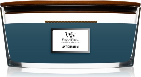 Woodwick Antiquarium vonná sviečka s dreveným knotom (hearthwick) 453 g