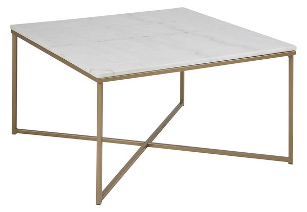 Konferenčný stolík Alisma – biela 46 × 80 × 80 cm